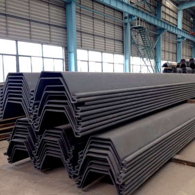 Tipo palancole d'acciaio laminate a caldo Sy295 di U di profili di acciaio per costruzioni edili di Q235 Q345 Q345b